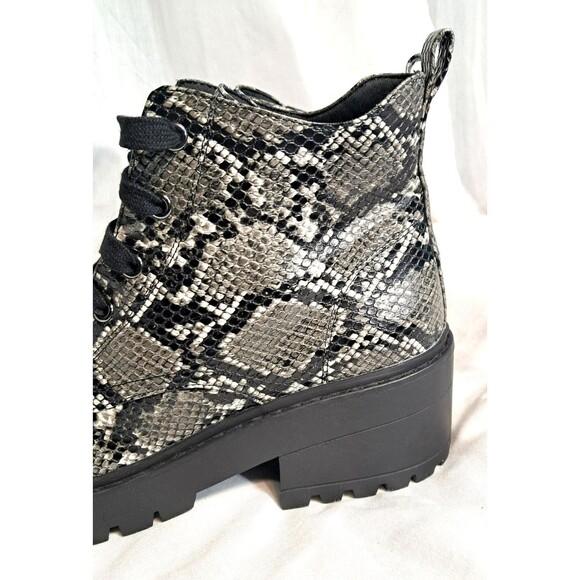 Skechers Viper Snake Chunky Women's Lace Up Combat Boots 11M - Picture 6 of 11